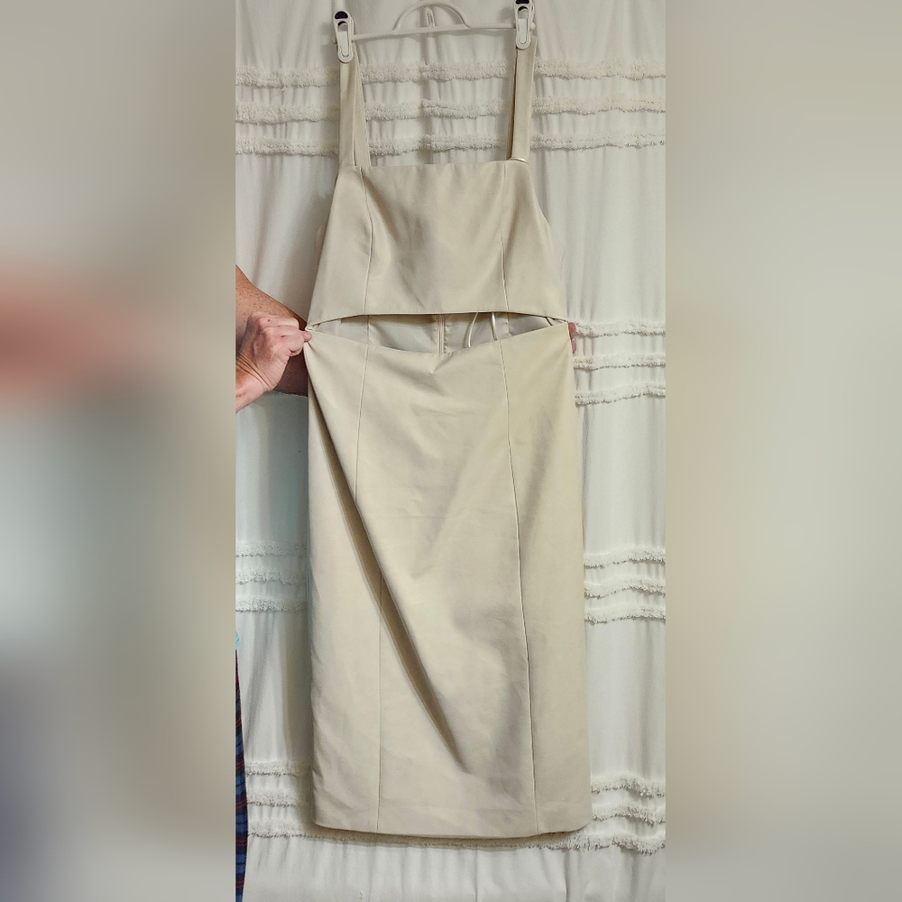 Stunning Faux Leather Dress. Size Large. Final Price!